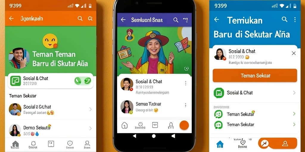 Tampilan interface aplikasi 9399 yang menarik dan user-friendly.