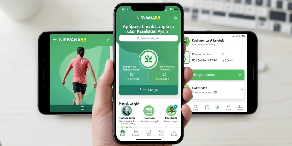 Antarmuka NIRWANA88 yang sederhana untuk melacak langkah.