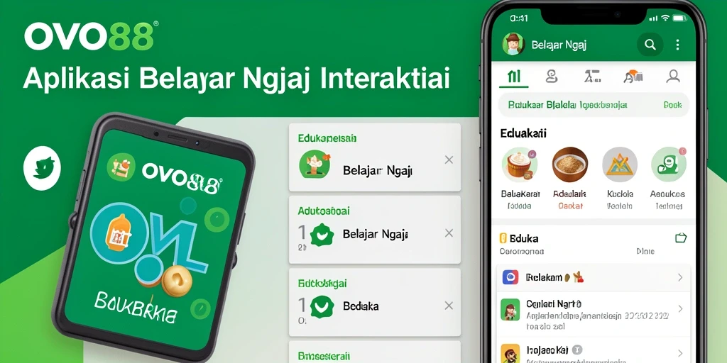 Antarmuka OVO88 yang ramah pengguna untuk Belajar Ngaji.